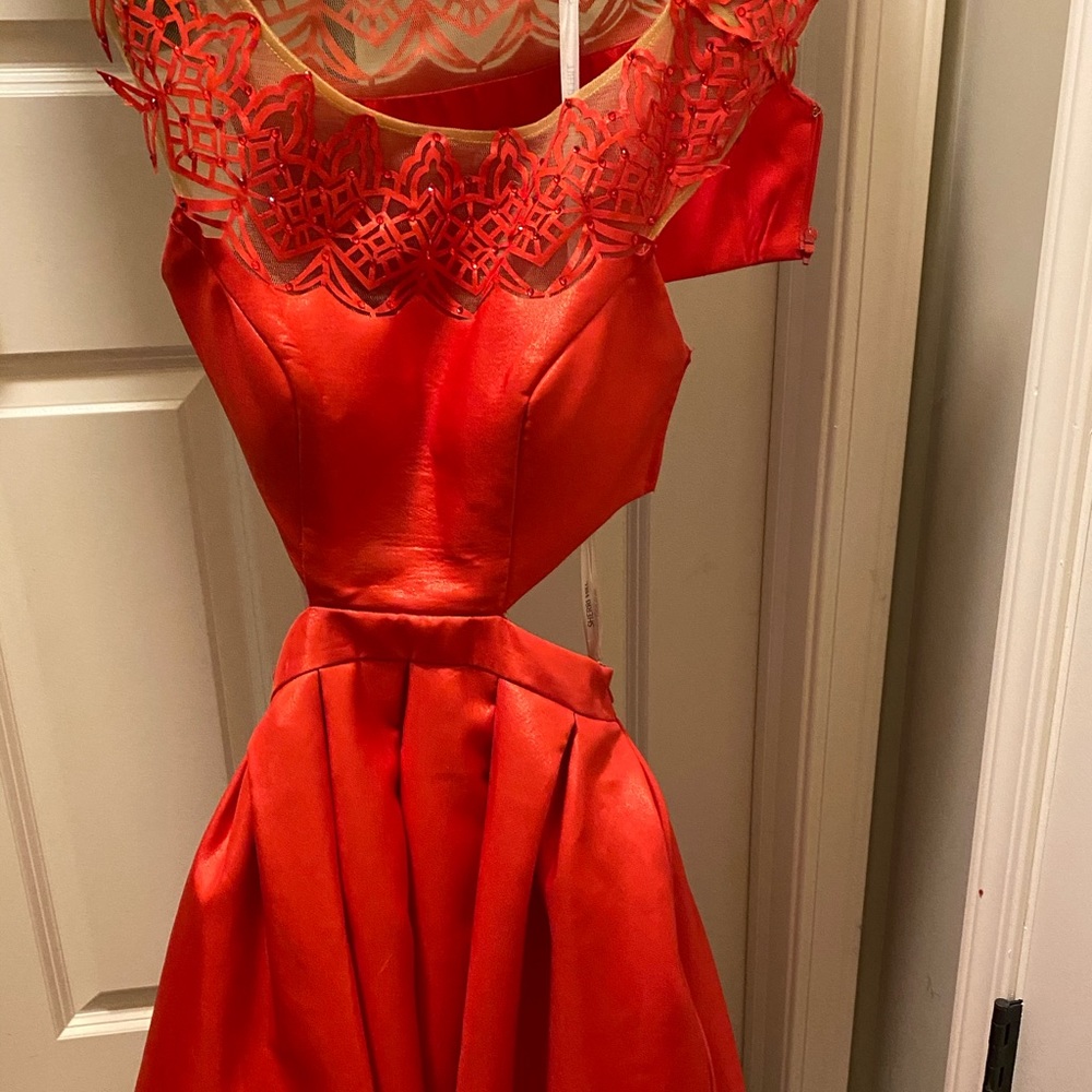 Sherri Hill Red Cocktail